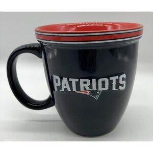 NEW ENGLAND PATRIOTS FOOTBALL 2015 COFFEE MUG  BISTRO 15 Oz NEW NFL BOELTER